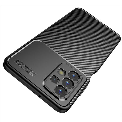 Cover til Samsung Galaxy A23 5G A236 / A23 A235, Techsuit, CarbonFiber, Sort