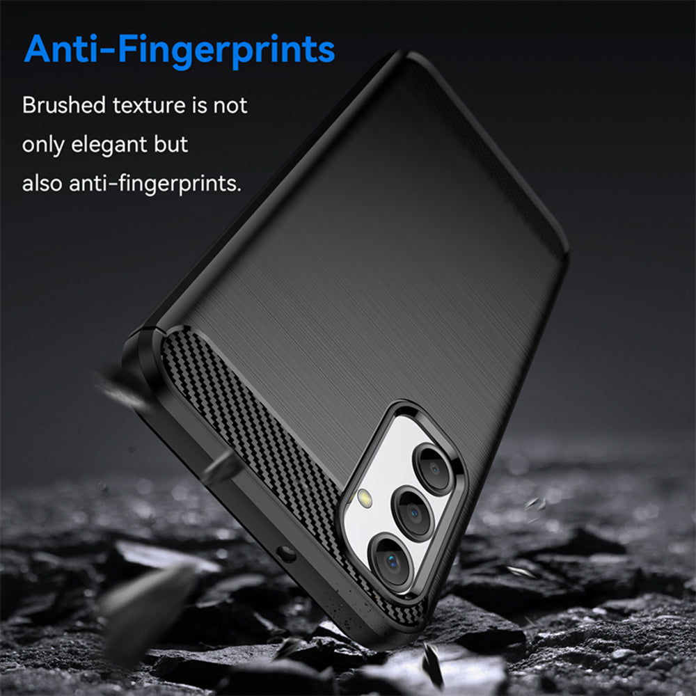 Cover til Samsung Galaxy A24 4G A245, Techsuit, Carbon, Sort
