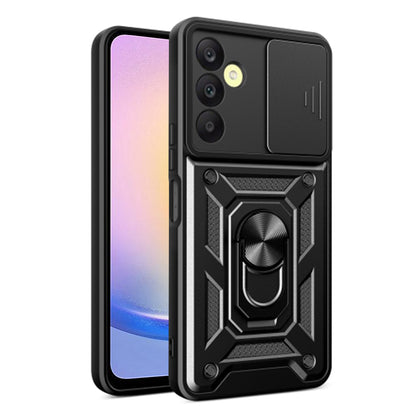 Cover til Samsung Galaxy A25 A256, Techsuit, CamShield, Sort