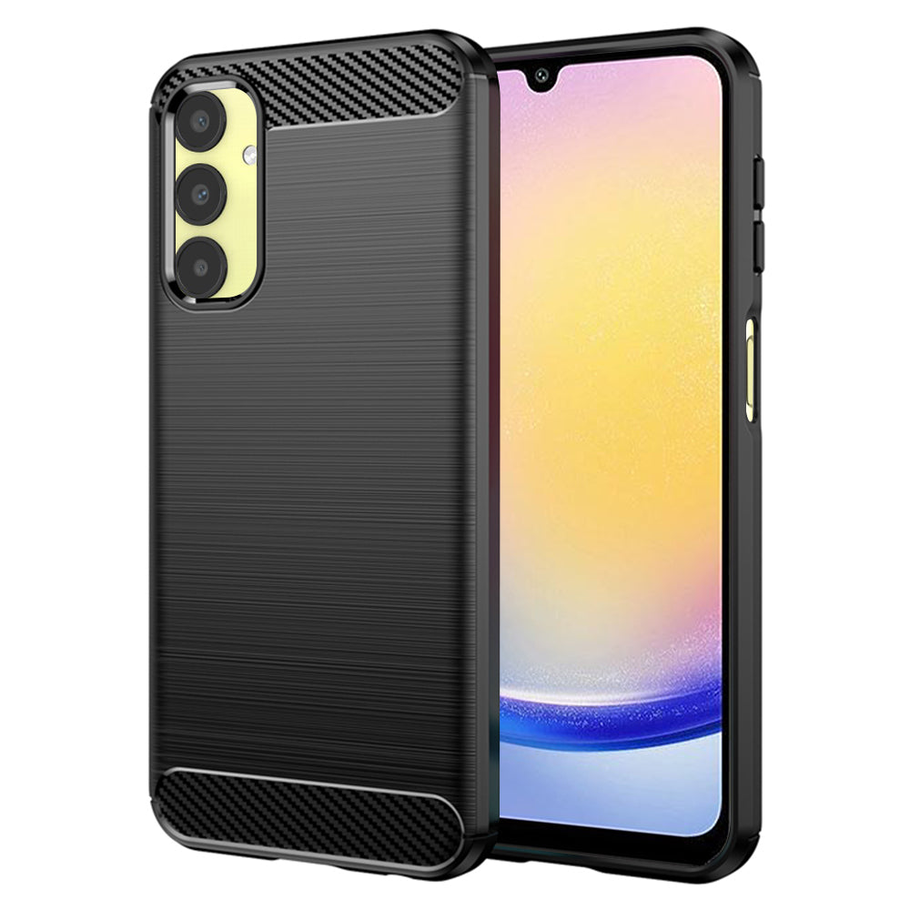 Case for Samsung Galaxy A25 A256, Techsuit, Carbon, Black