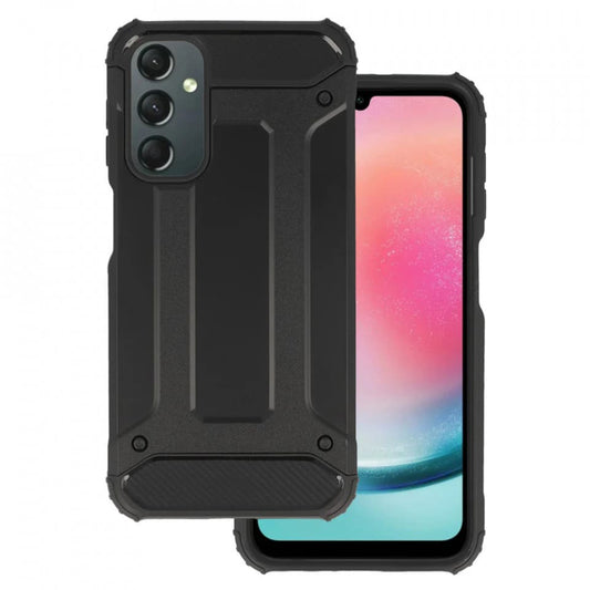 Cover til Samsung Galaxy A25 A256, Techsuit, Hybrid Armor, Sort