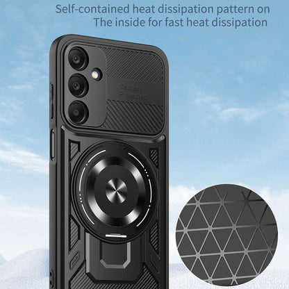 Cover til Samsung Galaxy A25 A256, Techsuit, RuggedCam, Sort
