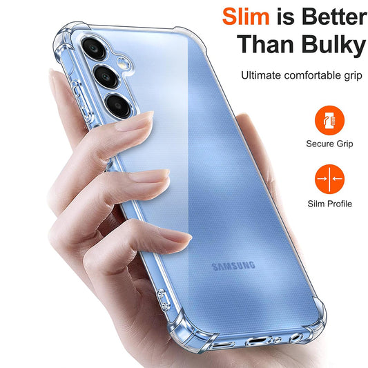 Cover til Samsung Galaxy A25 A256, Techsuit, Stødsikker Klar, Transparent