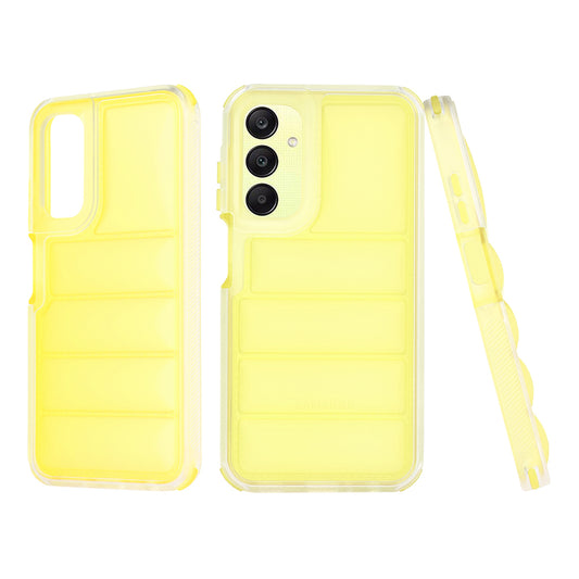 Cover til Samsung Galaxy A25 A256, Techsuit, Wave Shield, Gul