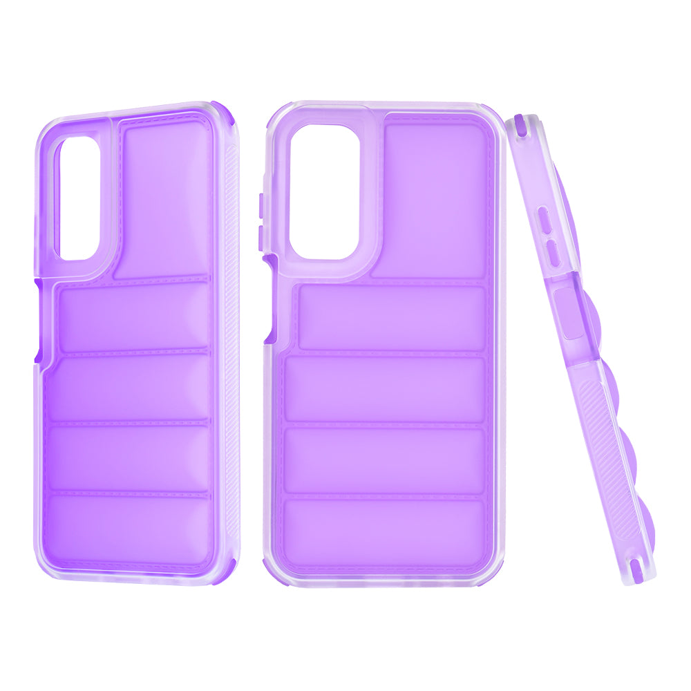 Cover til Samsung Galaxy A25 A256, Techsuit, Wave Shield, Lilla