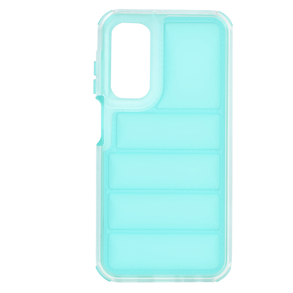 Cover til Samsung Galaxy A25 A256, Techsuit, Wave Shield, Turkis
