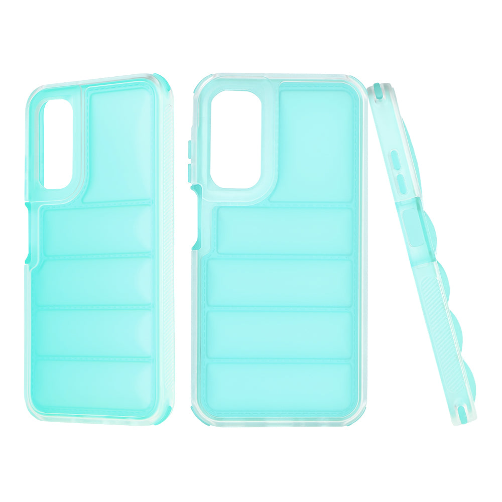 Cover til Samsung Galaxy A25 A256, Techsuit, Wave Shield, Turkis