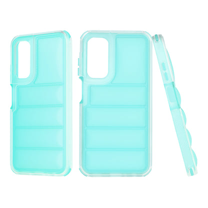 Cover til Samsung Galaxy A25 A256, Techsuit, Wave Shield, Turkis