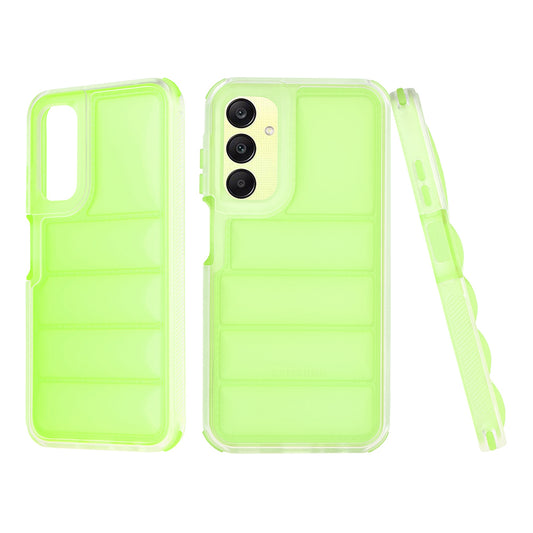 Cover til Samsung Galaxy A25 A256, Techsuit, Wave Shield, Grøn