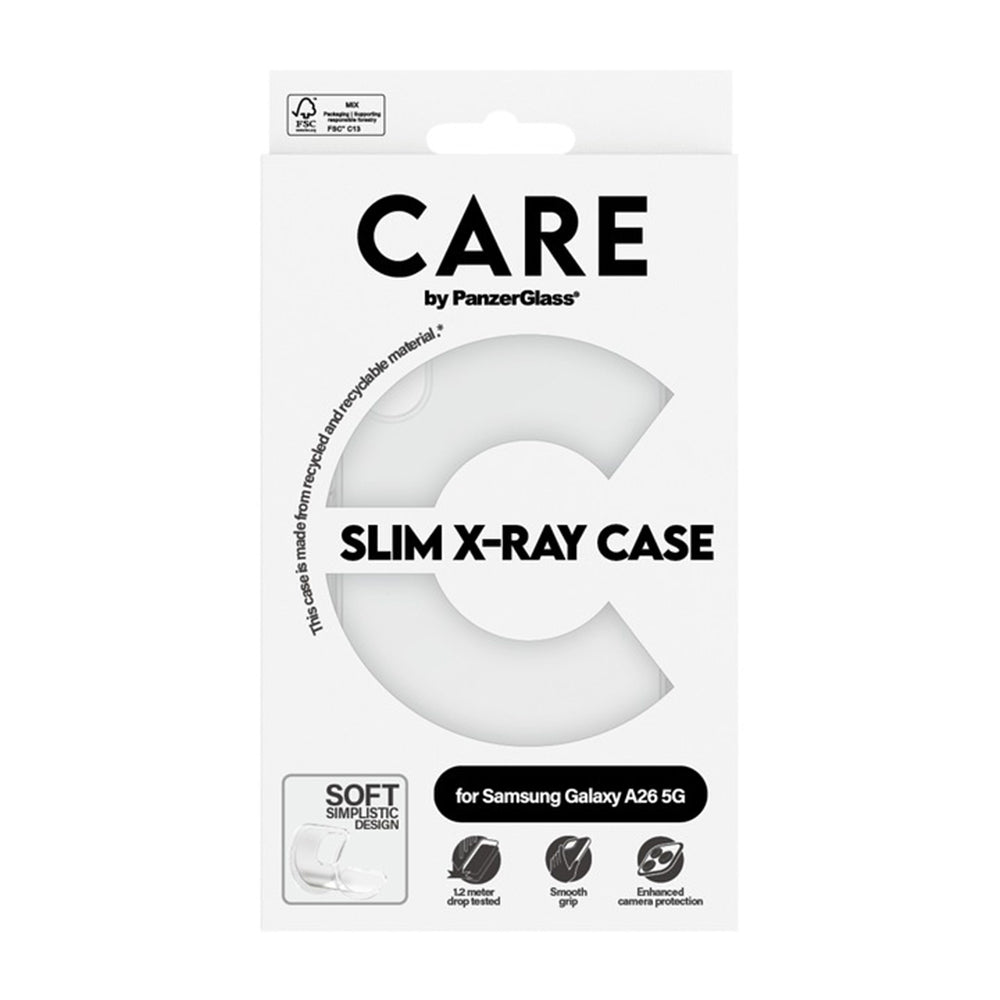 Etui til Samsung Galaxy A26 A266, PanzerGlass, Fashionable Care, Transparent
