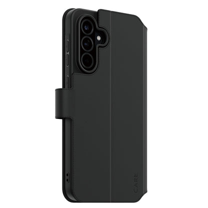 Etui til Samsung Galaxy A26 A266, PanzerGlass, med funktionel kickstand og pung, sort