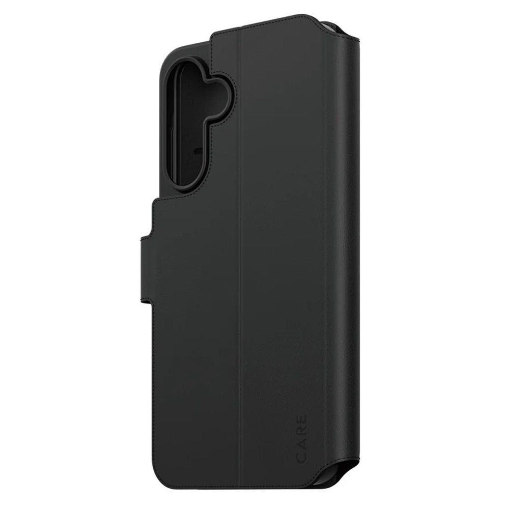 Etui til Samsung Galaxy A26 A266, PanzerGlass, med funktionel kickstand og pung, sort