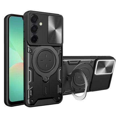 Cover til Samsung Galaxy A26 A266, Techsuit, CamGuard Pro, Sort