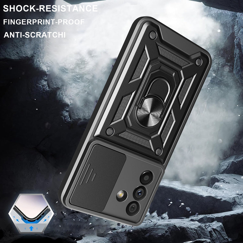 Cover til Samsung Galaxy A26 A266, Techsuit, CamShield, Sort