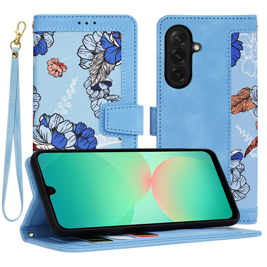 Cover til Samsung Galaxy A26 A266, Techsuit, FlipCraft, Blå