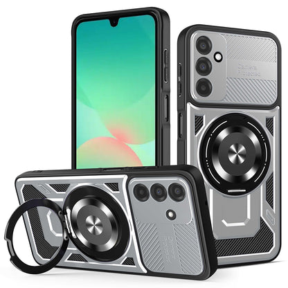 Cover til Samsung Galaxy A26 A266, Techsuit, RuggedCam, Grå