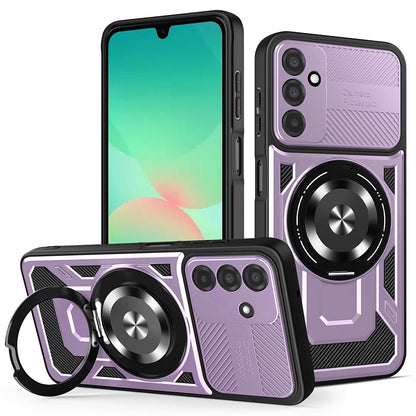Cover til Samsung Galaxy A26 A266, Techsuit, RuggedCam, Lilla