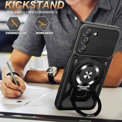 Cover til Samsung Galaxy A26 A266, Techsuit, RuggedCam, Lilla