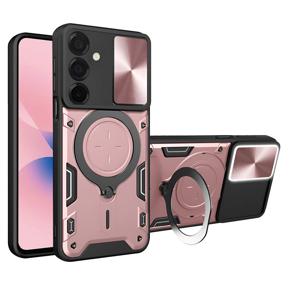 Cover til Samsung Galaxy A27 5G, Techsuit, CamGuard Pro, Lyserød Guld