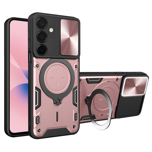 Cover til Samsung Galaxy A27 5G, Techsuit, CamGuard Pro, Lyserød Guld