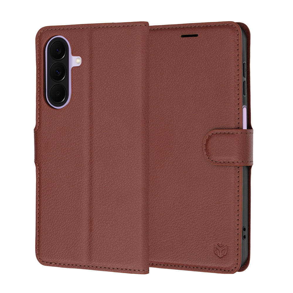 Cover til Samsung Galaxy A27 5G, Techsuit, Leather Folio, Brun