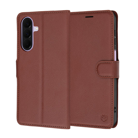 Cover til Samsung Galaxy A27 5G, Techsuit, Leather Folio, Brun