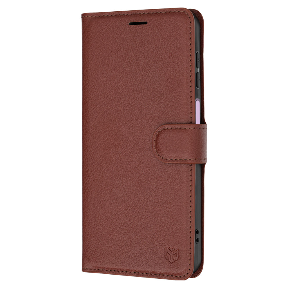 Cover til Samsung Galaxy A27 5G, Techsuit, Leather Folio, Brun