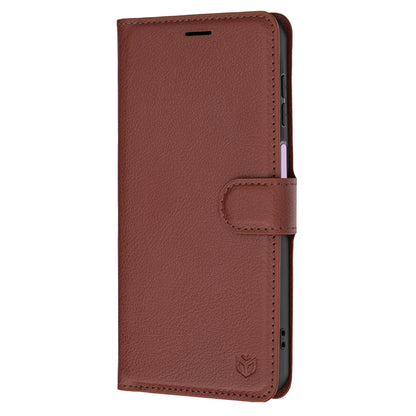 Cover til Samsung Galaxy A27 5G, Techsuit, Leather Folio, Brun
