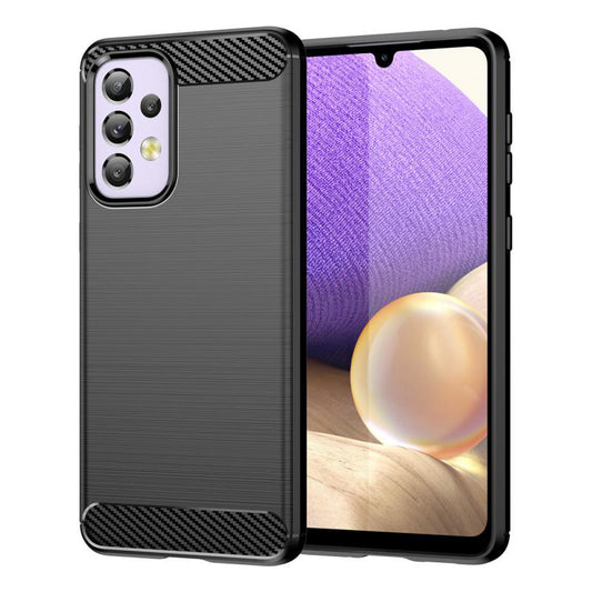 Cover til Samsung Galaxy A32 5G A326, Techsuit, Carbon, Sort