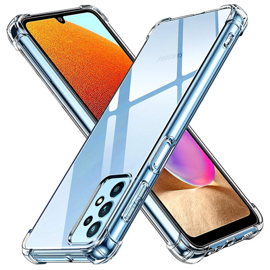 Cover til Samsung Galaxy A32 A325, Techsuit, Stødabsorberende Klar, Transparent