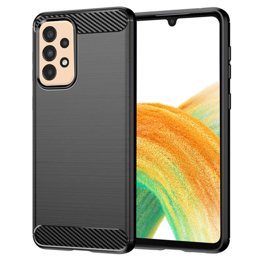 Cover til Samsung Galaxy A33 5G A336, Techsuit, Carbon, Sort
