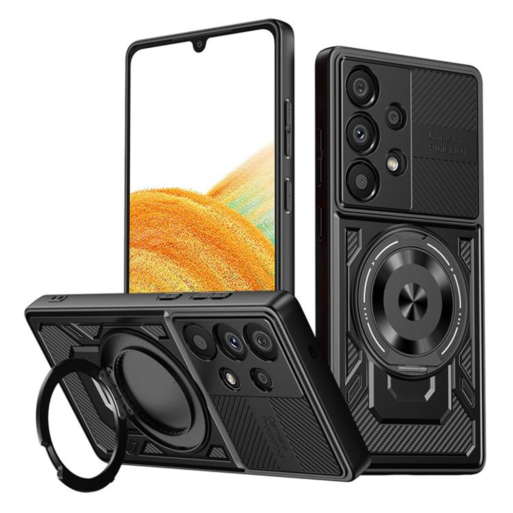 Cover til Samsung Galaxy A33 5G A336, Techsuit, RuggedCam, Sort