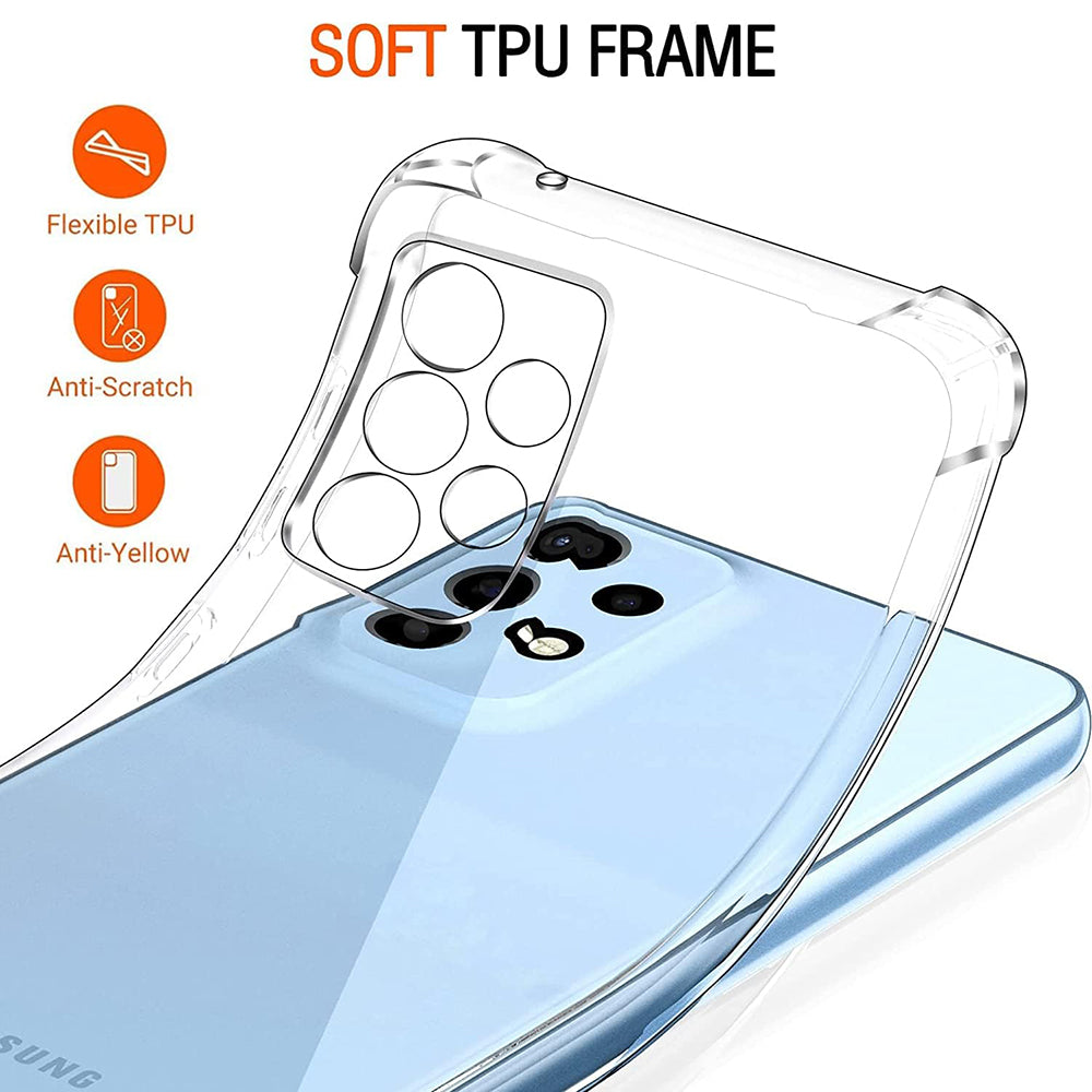 Cover til Samsung Galaxy A33 5G A336, Techsuit, Stødabsorberende Klar, Transparent