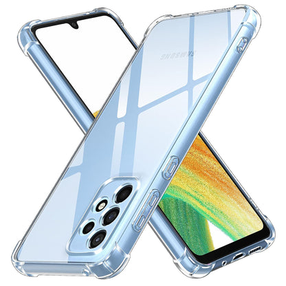Cover til Samsung Galaxy A33 5G A336, Techsuit, Stødabsorberende Klar, Transparent