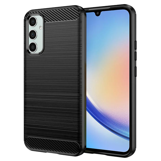 Cover til Samsung Galaxy A34 A346, Techsuit, Carbon, Sort