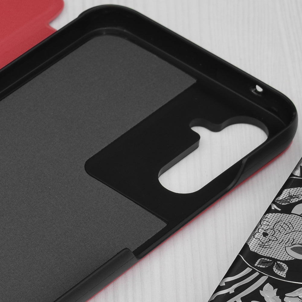 Cover til Samsung Galaxy A34 A346, Techsuit, eFold, Rød