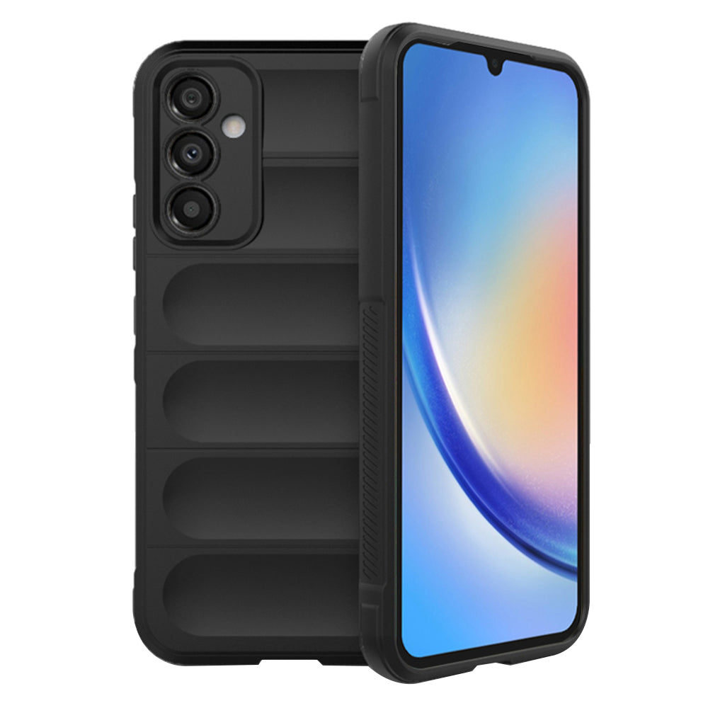 Cover til Samsung Galaxy A34 A346, Techsuit, Magic Shield, Sort