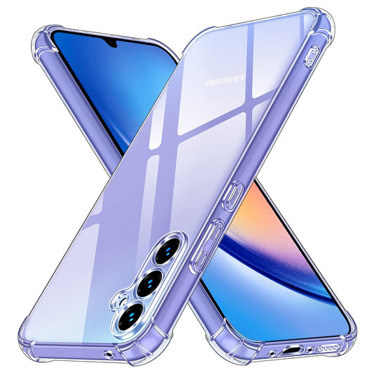 Cover til Samsung Galaxy A34 A346, Techsuit, Stødabsorberende Klar, Transparent