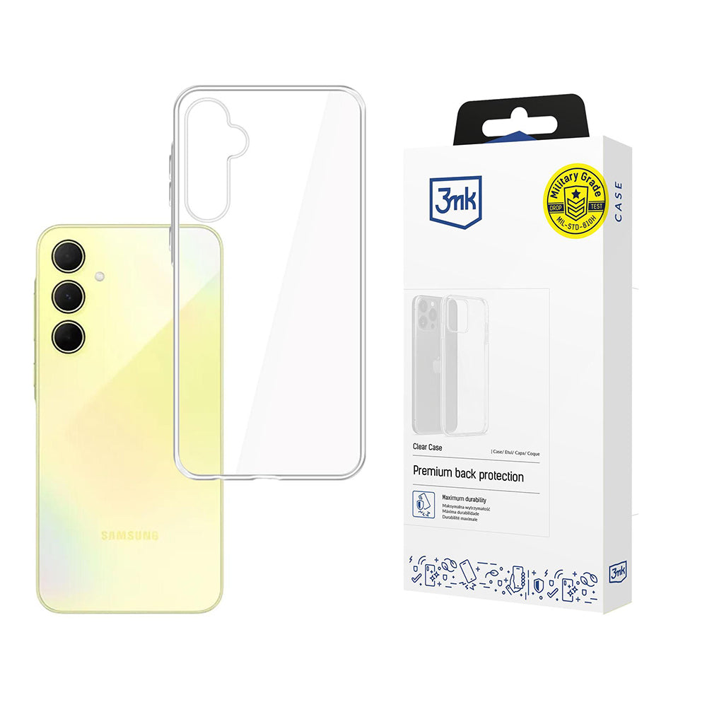 Cover til Samsung Galaxy A35 5G A356, 3MK, Klar, Transparent