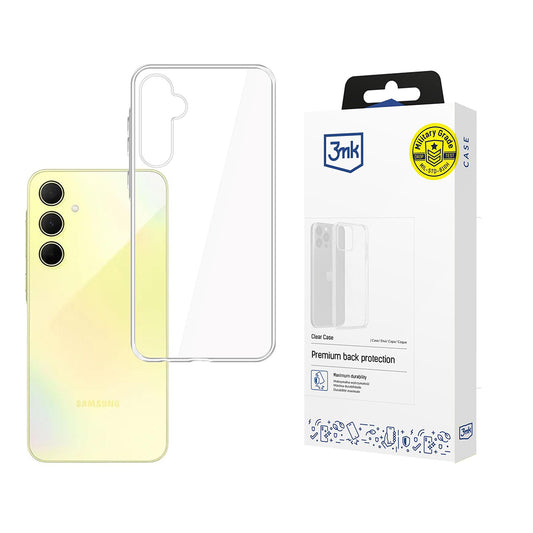 Cover til Samsung Galaxy A35 5G A356, 3MK, Klar, Transparent