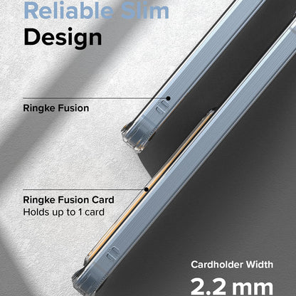 Cover til Samsung Galaxy A35 5G A356, Ringke, Fusion Card, Transparent
