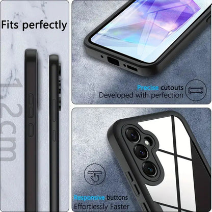Cover til Samsung Galaxy A35 5G A356, Techsuit, ColorVerse 360, Sort