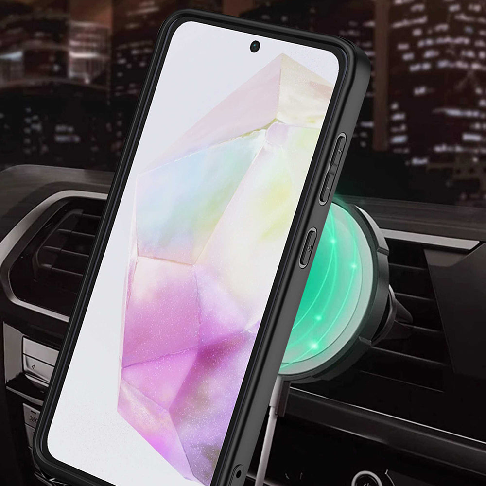 Cover til Samsung Galaxy A35 5G A356, Techsuit, RuggedCam, Sort