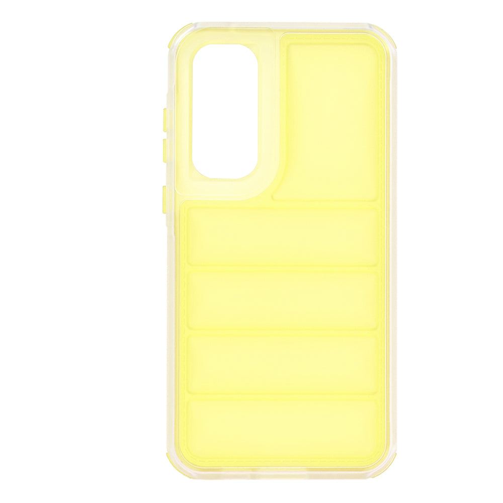 Cover til Samsung Galaxy A35 5G A356, Techsuit, Wave Shield, Gul