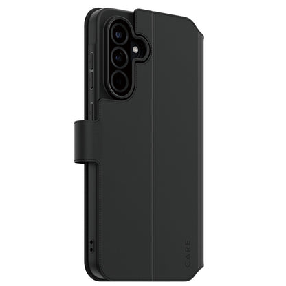 Etui til Samsung Galaxy A36 A366, PanzerGlass, Care Feature Kickstand Wallet, Sort