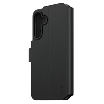 Etui til Samsung Galaxy A36 A366, PanzerGlass, Care Feature Kickstand Wallet, Sort