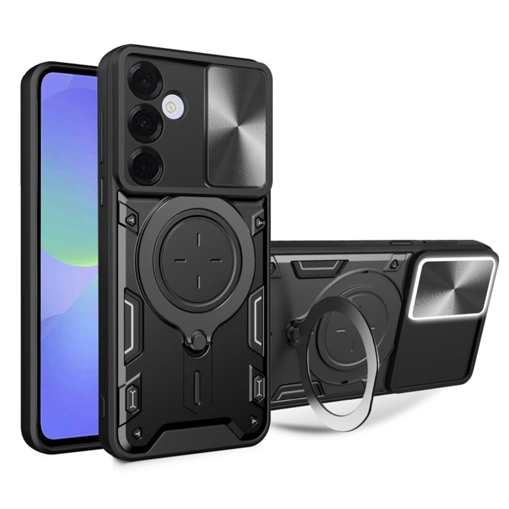 Cover til Samsung Galaxy A36 A366, Techsuit, CamGuard Pro, Sort