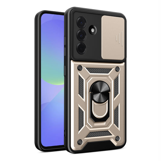 Cover til Samsung Galaxy A36 A366, Techsuit, CamShield, Guld
