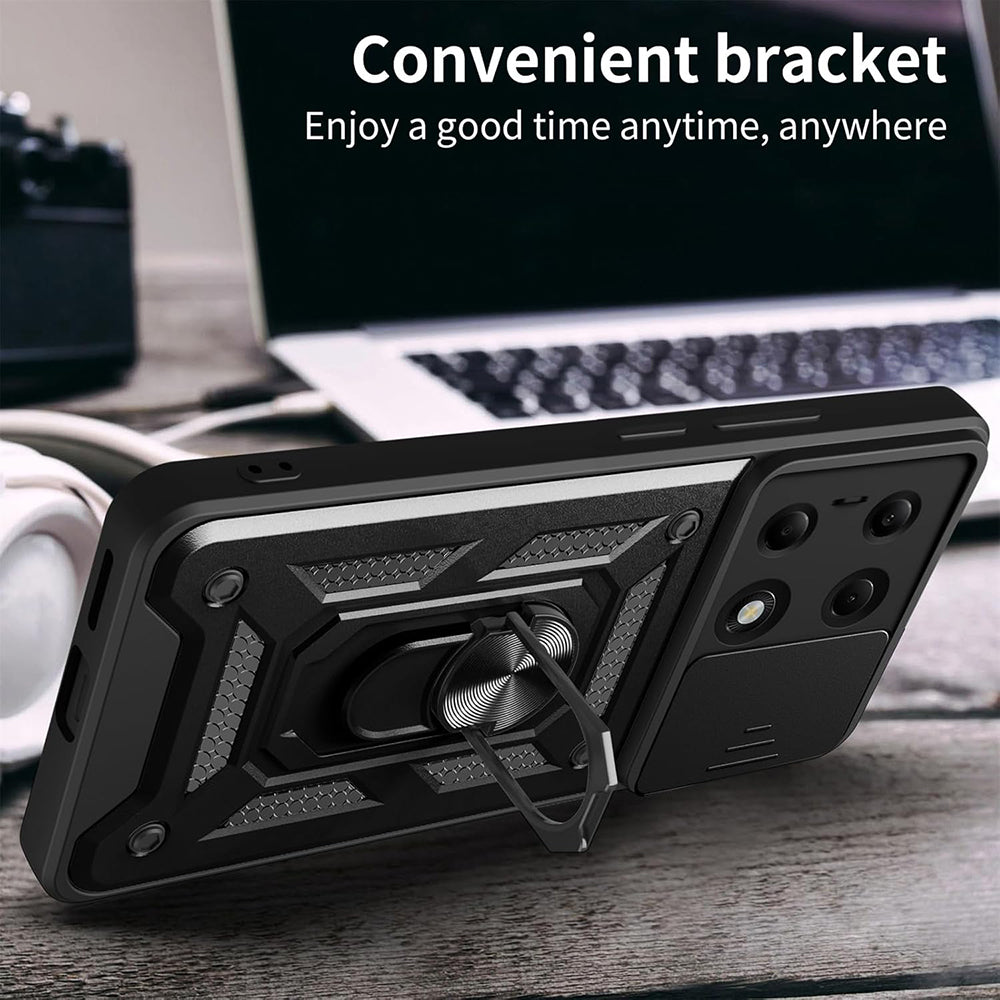 Cover til Samsung Galaxy A36 A366, Techsuit, CamShield, Grøn