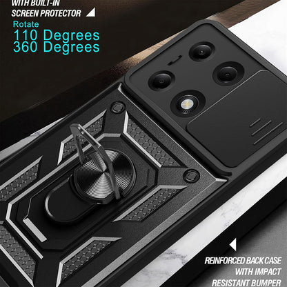 Cover til Samsung Galaxy A36 A366, Techsuit, CamShield, Grøn